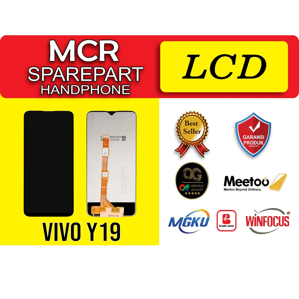 LCD TOUCHSCREEN VIVO Y19
