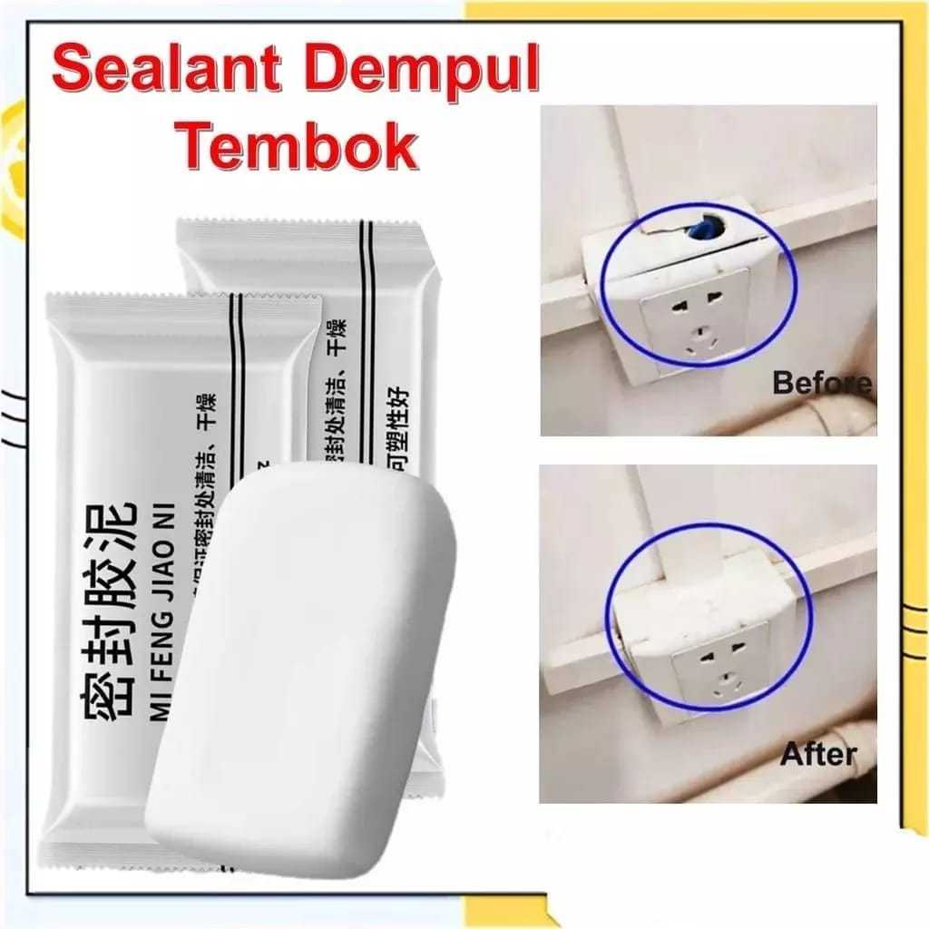 SEALANT SEAL DEMPUL INSTANT SERBAGUNA SEMEN LEM DEMPUL TEMBOK LUBANG PIPA AC