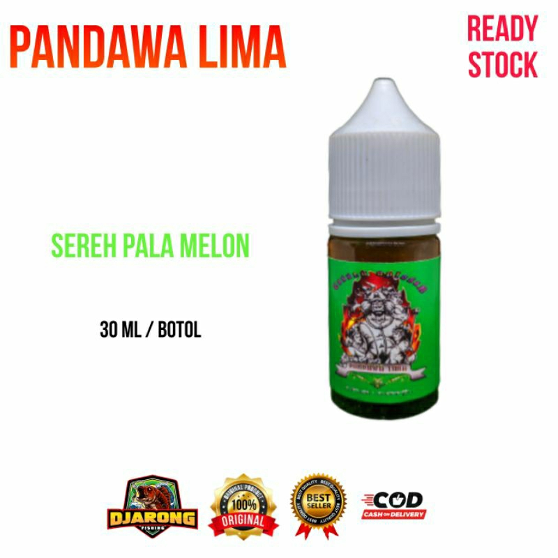 (BISA COD) Essen Ikan Mas Pandawa Lima Sereh Pala Melon Esen Target Babon dan Rame Berkualitas Cocok