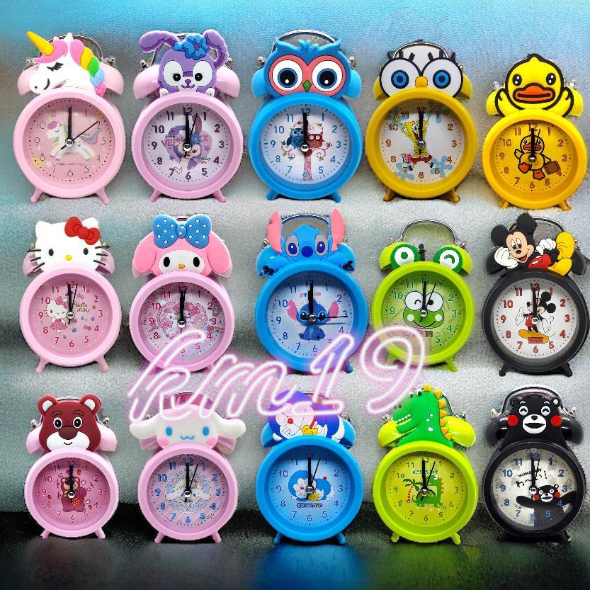 Jam Weker Alarm Karakter Unicorn Wanita Dan Anak - Jam Weker Kamar Tidur