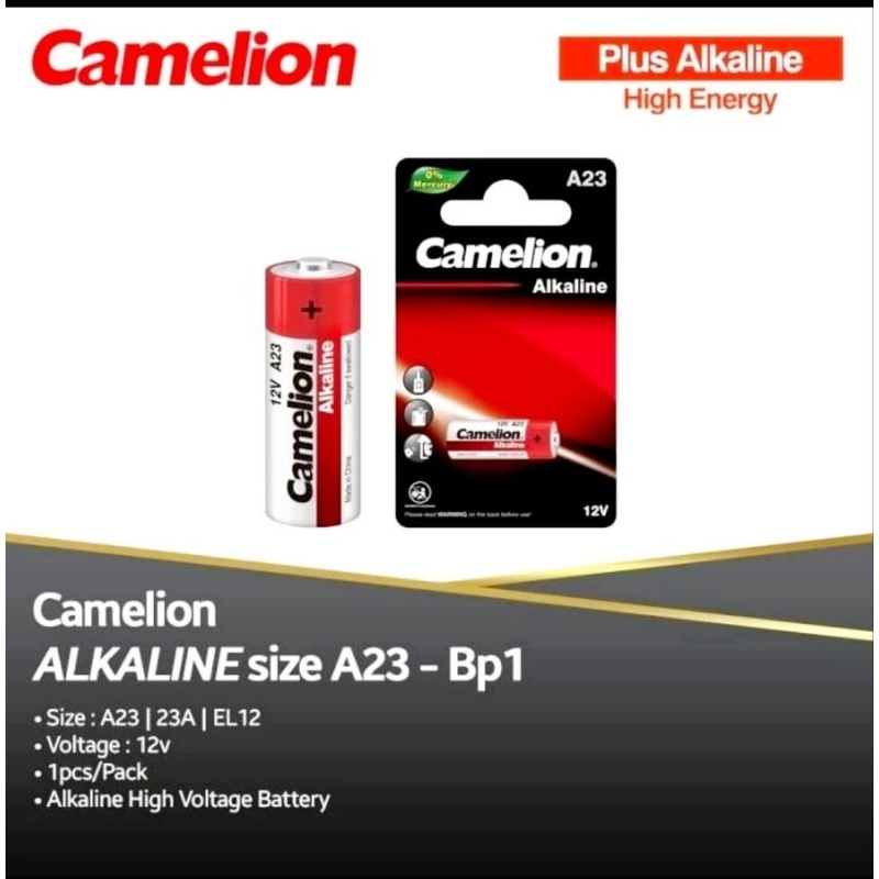 Baterai A23 CAMELION ORIGINAL isi 1 pcs / Baterai Camelion A23 isi 1 Pcs / Batre 23A / A 23 Original