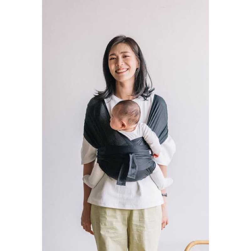 KONNY BABY CARRIER BABY WRAP GENDONGAN BAYI CARRIER GREY UK L