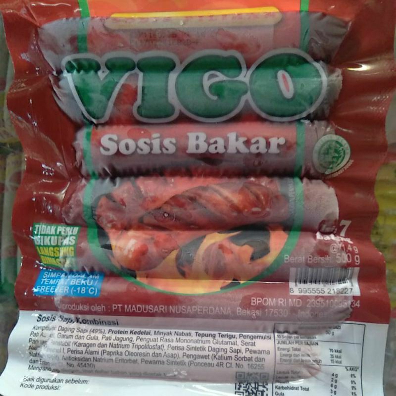 

vigo sosis sapi bakar isi 7 pcs