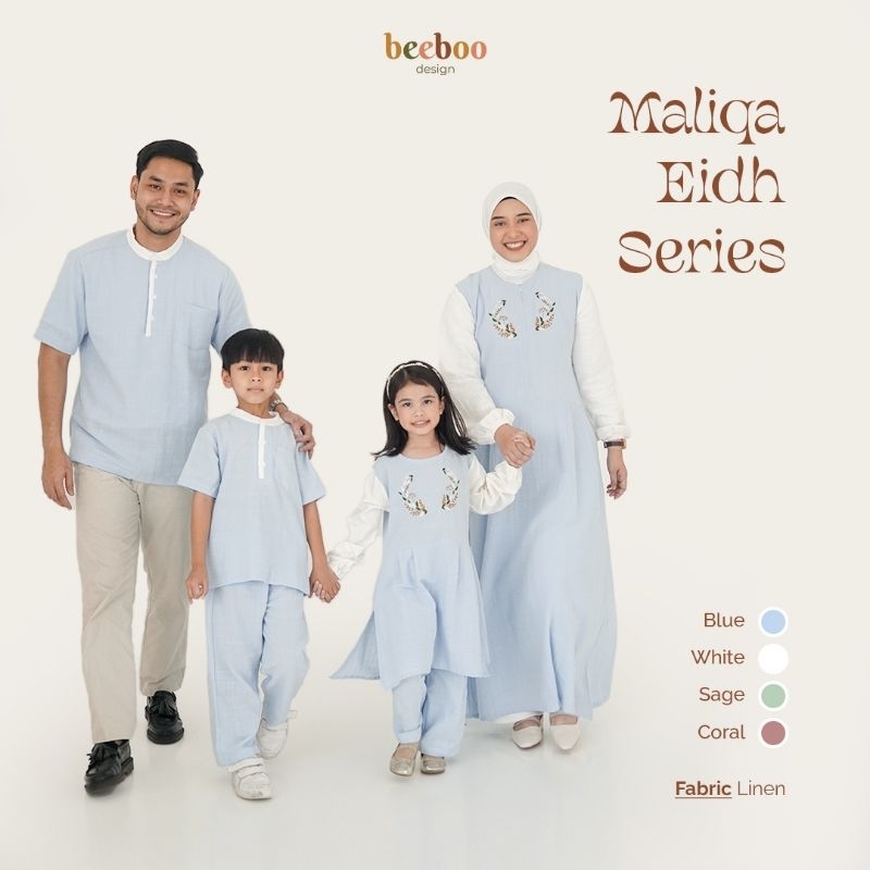 Beeboo Design 2.2 MEGA SALE Maliqa Iedh Series | Sarimbit | Family set | Baju lebaran keluarga | Baj