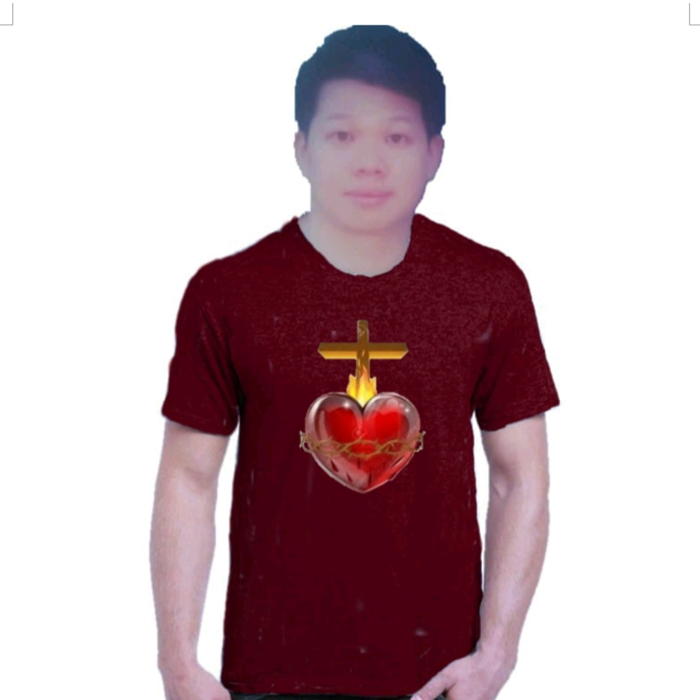 KB0076 KAOS PRIA HATI SALIB BAHAN BABY TERRY TEBAL UKURAN M SAMPAI 3XL kaos natal kudus kaos kristen