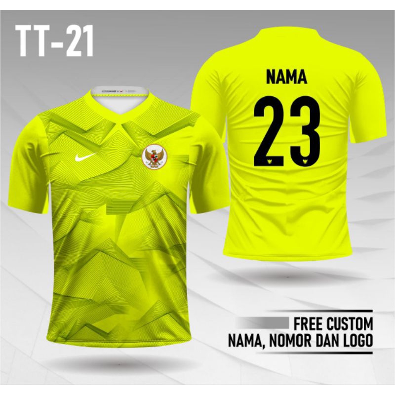 jersey sepakbola kiper timnas indonesia kaos kiper timnas baju olahraga sepakbola lengan pendek free