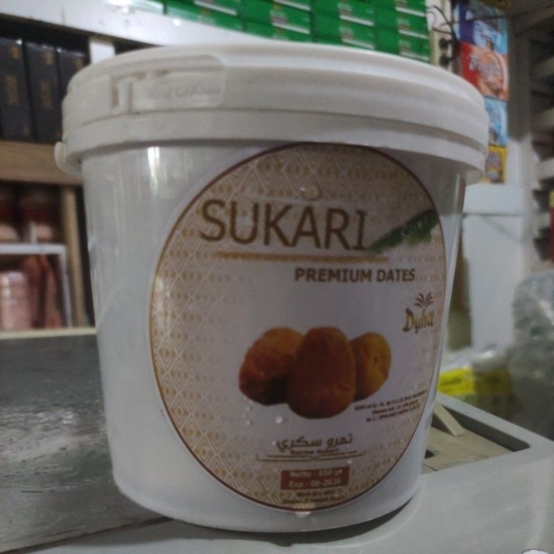 

[ READY PALEMBANG ] Kurma Sukari Ember kemasan - 850gr