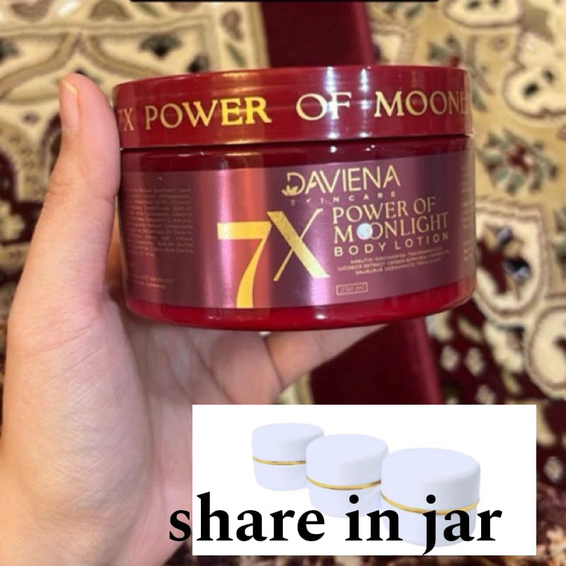 SHARE DAVIENA MOONLIGHT POWER 7x / daviena skincare body lotion dosting / hb dosting daviena moonlig