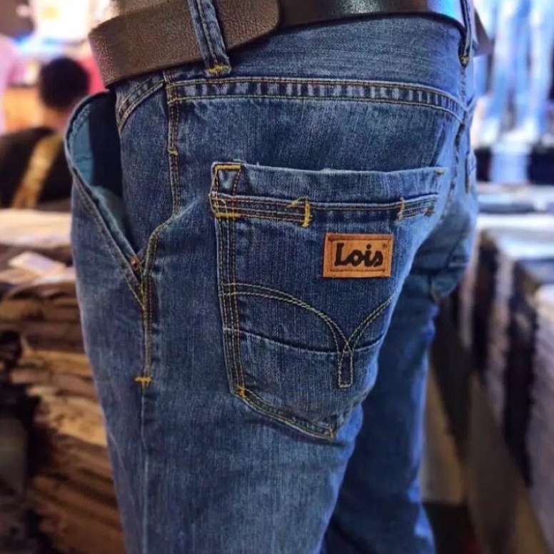 ART O79G Celana Jeans Lois Original Pria jumbo 3944 Panjang Terbaru  Jins Lois Cowok Asli 1 Premium
