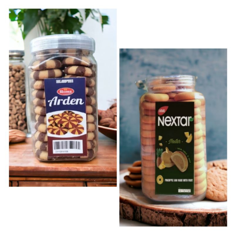 

Snack viral/Snack branded/jajan lebaran/arden/nextar nanas/toples besar/toples jumbo