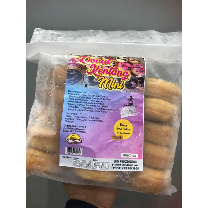 

donat kentang mini