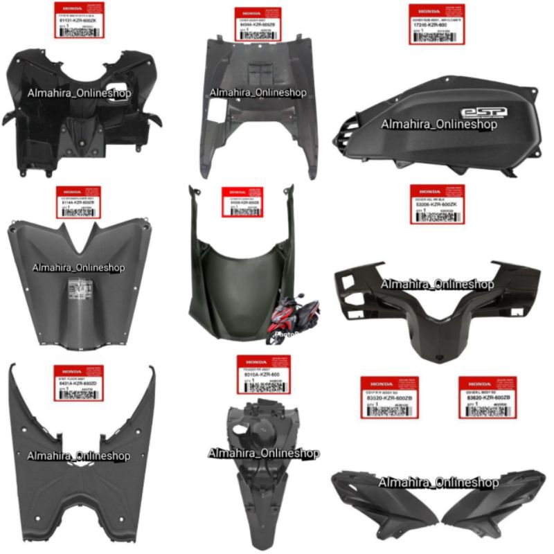 Paket Full Body Kasar Honda Vario 125 Fi Old Lama Original