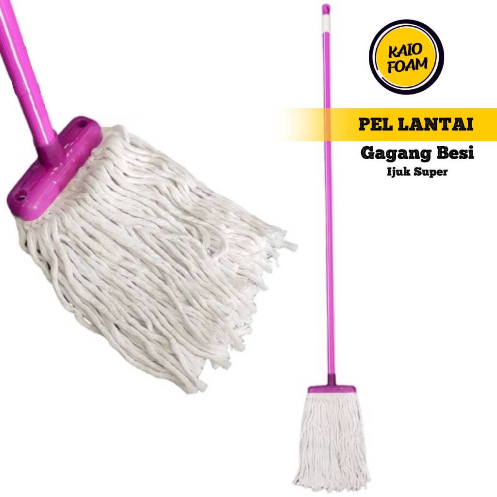Pel Lantai Sumbu Gagang Besi Jumbo 20 cm