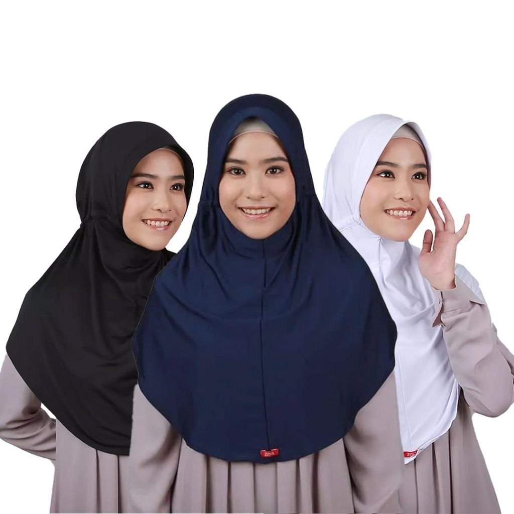 Hijab Bergo Sport  Jilbab Bergo Sport Muslimah Kerudung   Bergo Instan Hijab muslimah Panjang  SIZE 