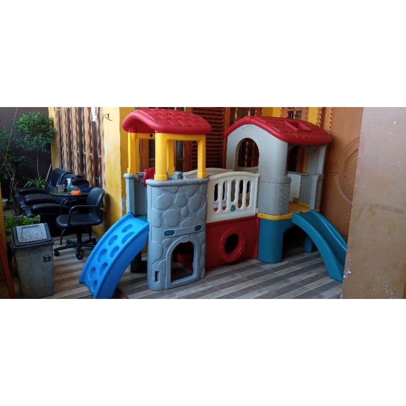 PRELOVED PLAYHOUSE PEROSOTAN PLAYGROUND PROSOTAN PLOSOTAN SELUNCURAN SECOND PEROSOTAN LERADO PLAY GROUND BEKAS SLIDE SWING LITTLE TIKES LERADO STEP2 STEP 2 PLAY HOUSE RUMAHAN BESAR MAINAN ANAK TK BRANDED SMOBY  MAINAN ANAK LERADO LITTLE TIKES PLAYHOUSE