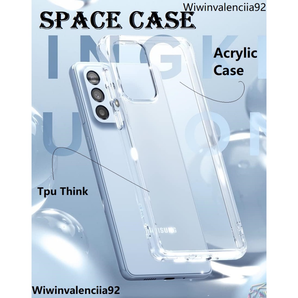 SPACE Original Case CLEAR Anti YELLOW Samsung A56 A36 A73 A53 A23 A13 4G A52 A52s A72 A71 A32 4G A22