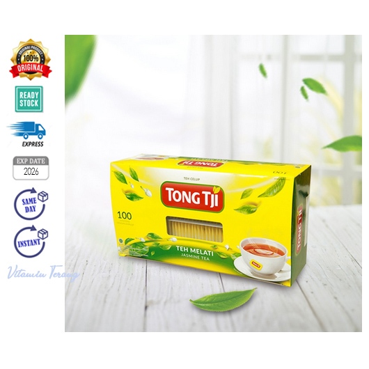 

(Box isi 15 / 25) Tong Tji Teh Melati Teh Celup Jasmine Tea Amplop / NON Amplop