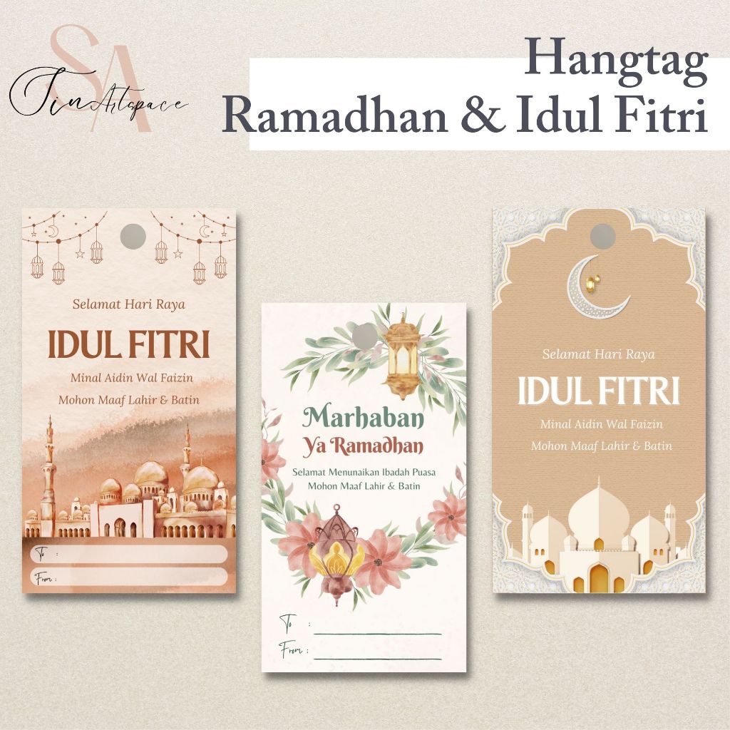 

Cetak Hang tag Ramadhan Hangtag Idul Fitri Stiker Idul Fitri 5x9 cm Sinartspace