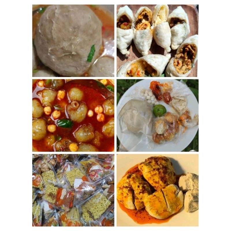 

Paket Hemat Isi 5 Varian | Baso Urat Besar | Cireng isi | Baso Aci | Seblak | Basreng Chili oil | Halal | Makanan Instan