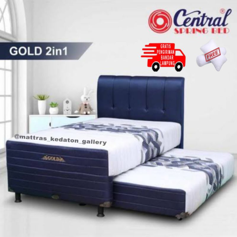 Kasur Sorong Central Gold size 120 Sorong 2in1 - kasur Sorong 2 in 1 lampung