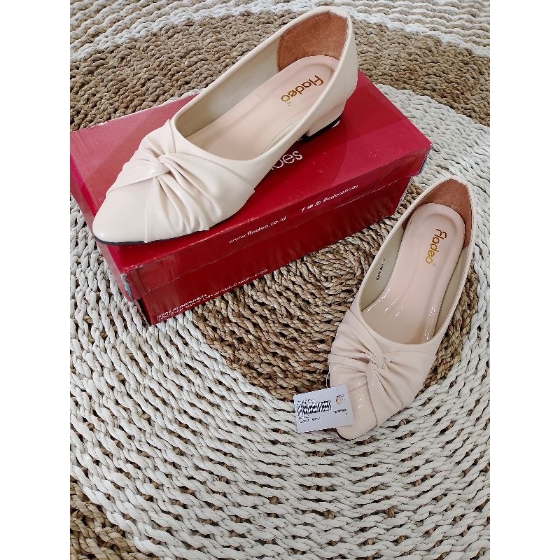 Pansus FLADEO cream Heels 3cm