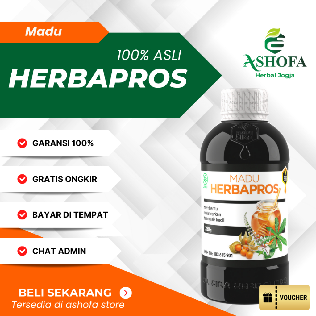 

MADU HERBAPROS ORIGINAL Obat Kanker Prostat Bengkak Hernia Kencing Macet Herbal