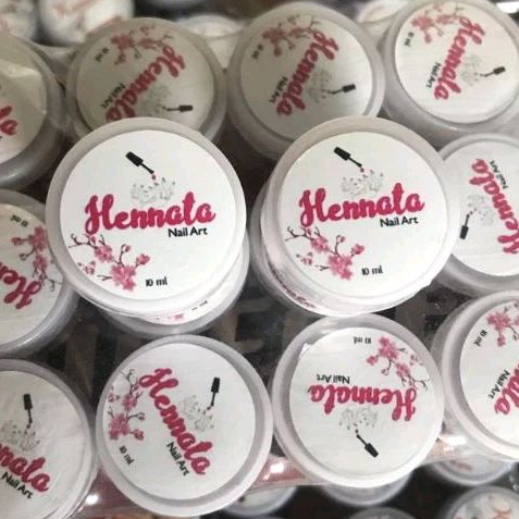 (1 LUSIN)HENNATA NAIL ART PACCI HALAL DAN SAH WUDHU WARNA PEKAT DAN TAHAN LAMA