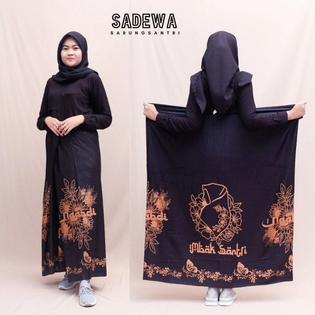 SARUNG BATIK MOTIF MBAK SANTRI sarung santri sarung santriwati sarung mbak santri sarung cewek sarun