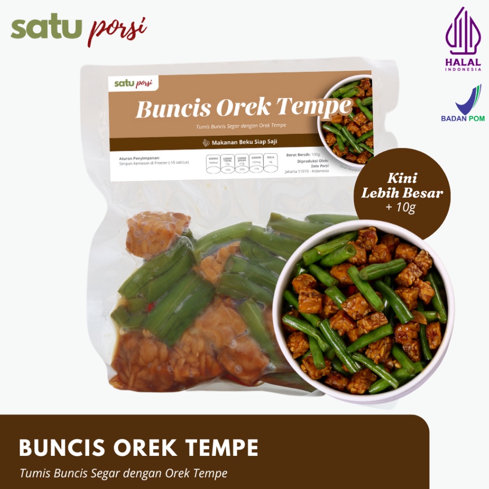 

RDM895 HOT Satu Porsi Buncis Orek Tempe