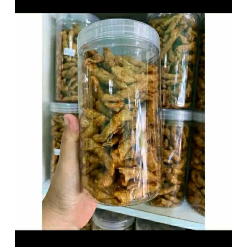 

kacang sembunyi kemasan 1000ml free toples , kacang sembunyi kemasan plastik 500gr