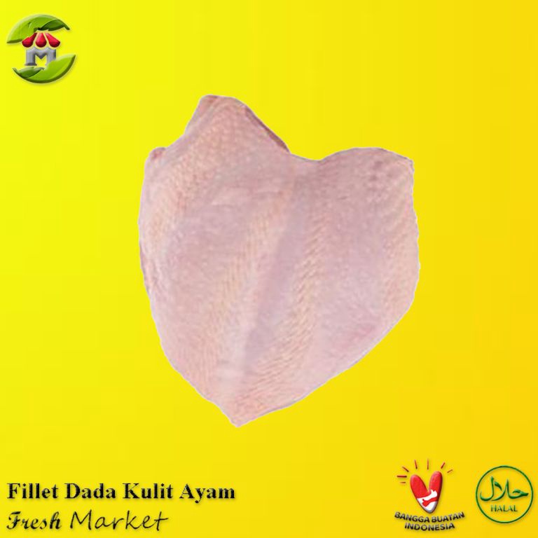 

GUX852 GROSIR Fillet Dada Kulit Ayam 1Kg