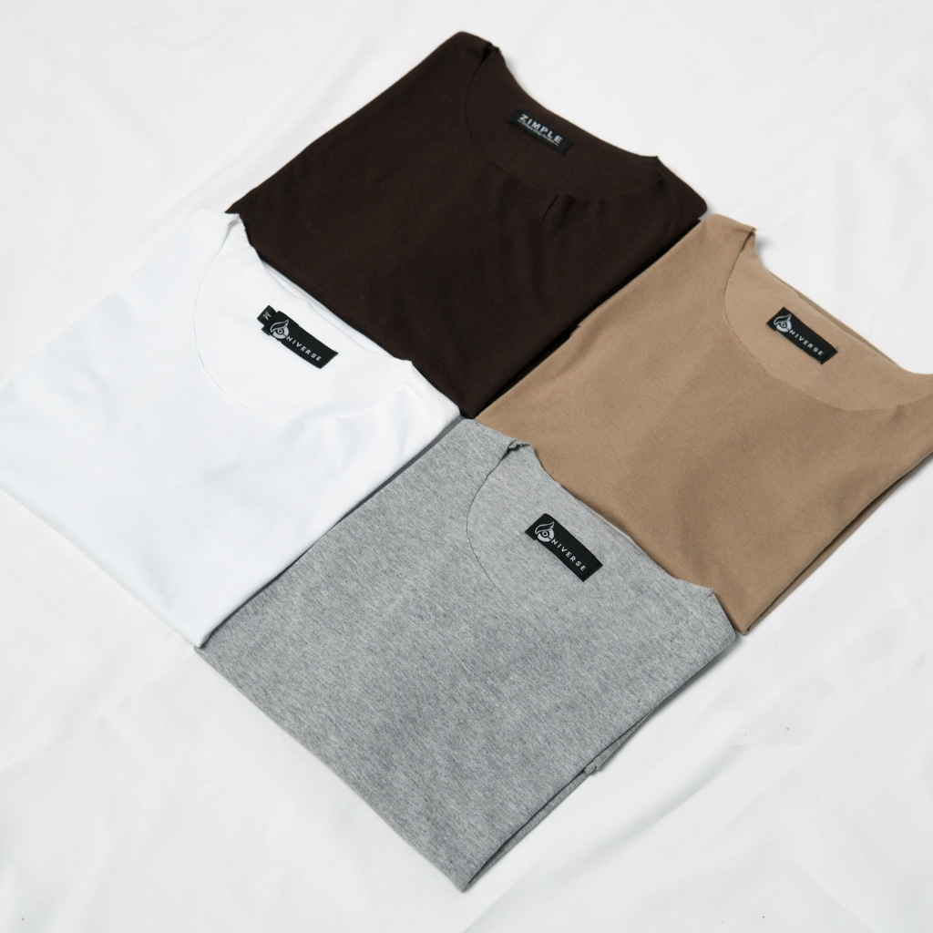 UNFINISHED RAW T-shirt | super soft catton - tanpa kerah Unisex