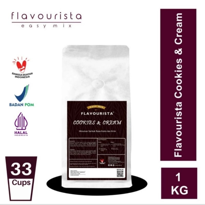 

flavourista cookies and cream 1 kg