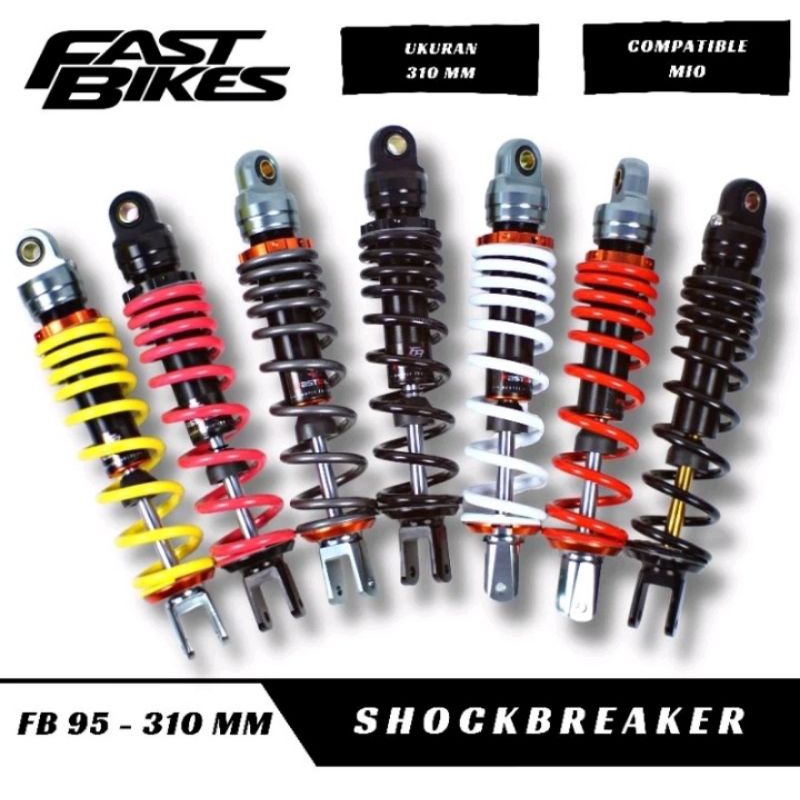 Shock Shockbreaker FastBike Non Tabung Matic Universal Mio Beat Scoopy Vario Genio Fino Spacy Xeon