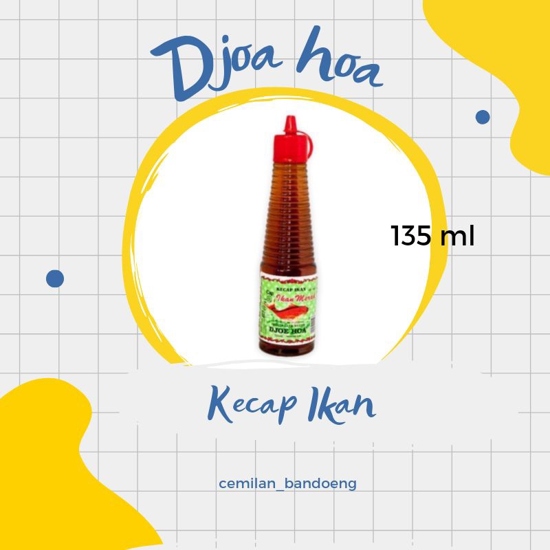 

Kecap ikan djoa hoa kemasan 135ml