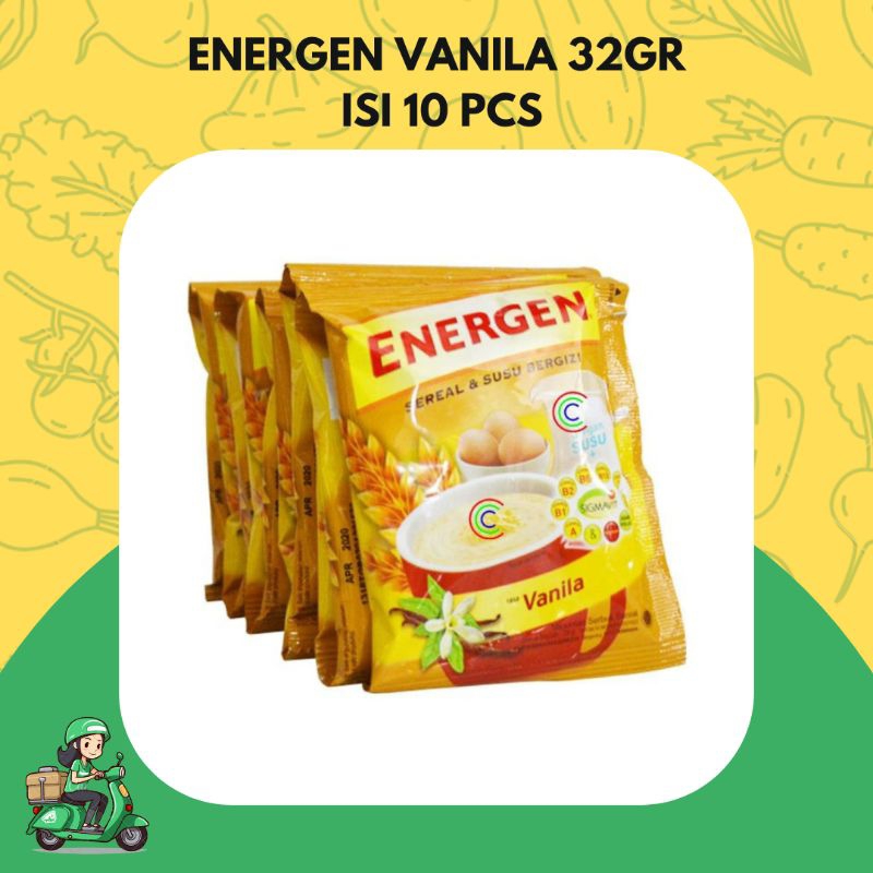 

Energen vanila 32gr Renceng isi 10pcs