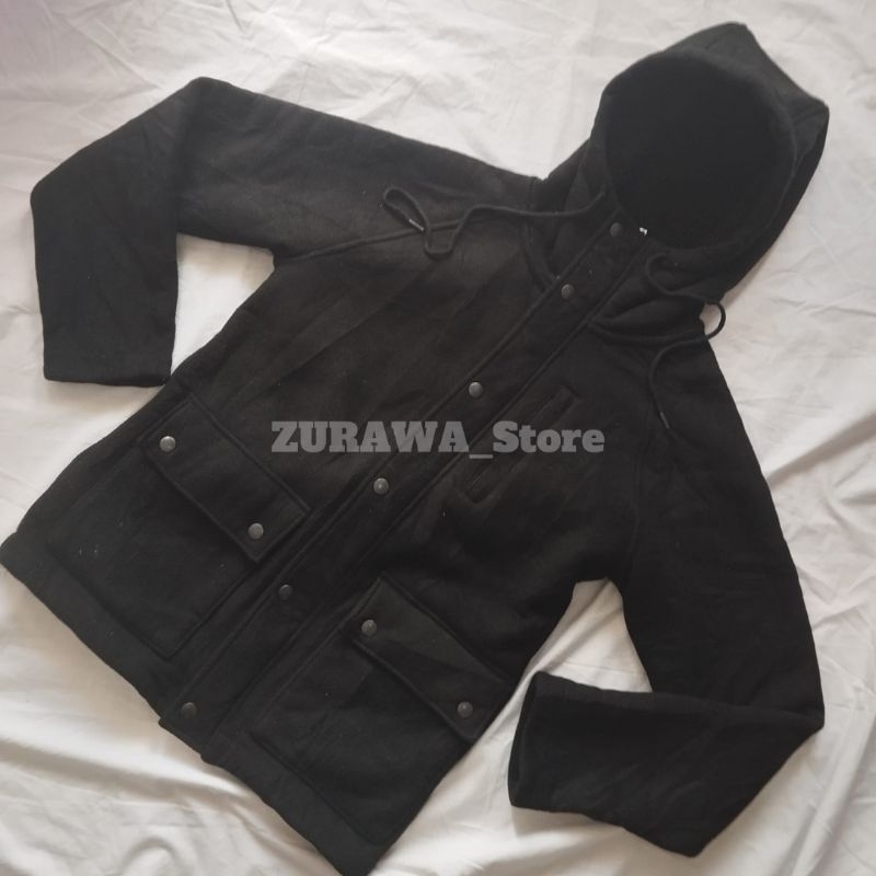 Jacket UNIQLO Parka Polar Fleece Casual Vintage Sport Gunung Original