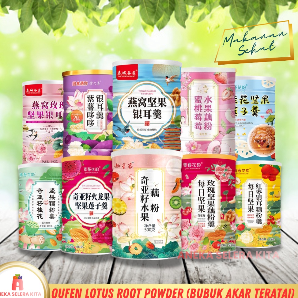 

RMV188 Terlaris ANEKA Ou Fen Lotus Root Powder Halal Original Bubuk Akar Teratai
