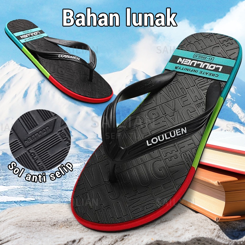 sandal jepit sandal pria jepit sandal pria kekinian sandal pria besar sandal jepit  laki laki