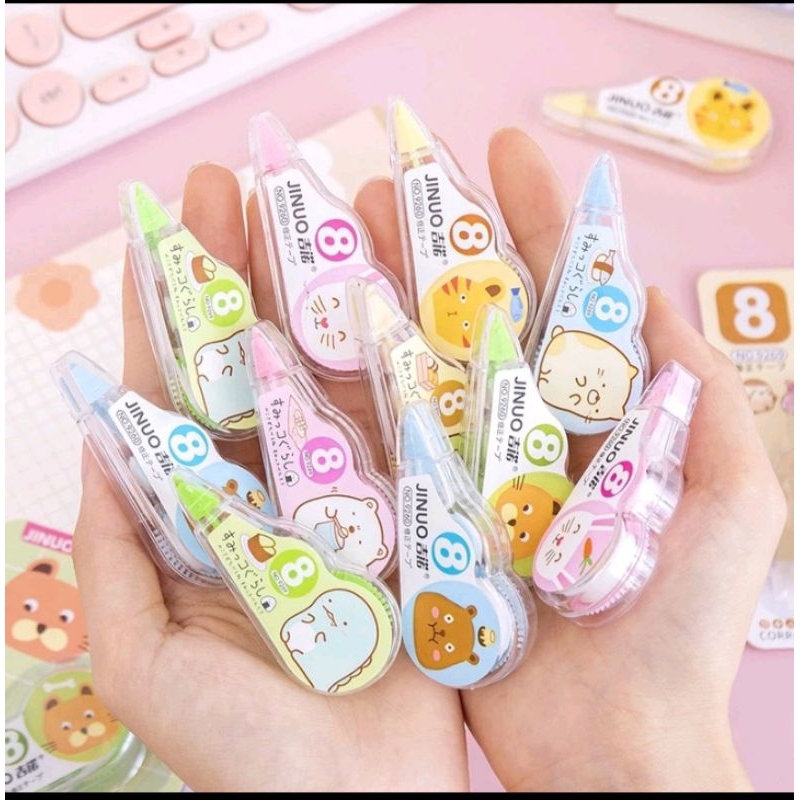 

Correction tape 8 meter student stationery karakter lucu