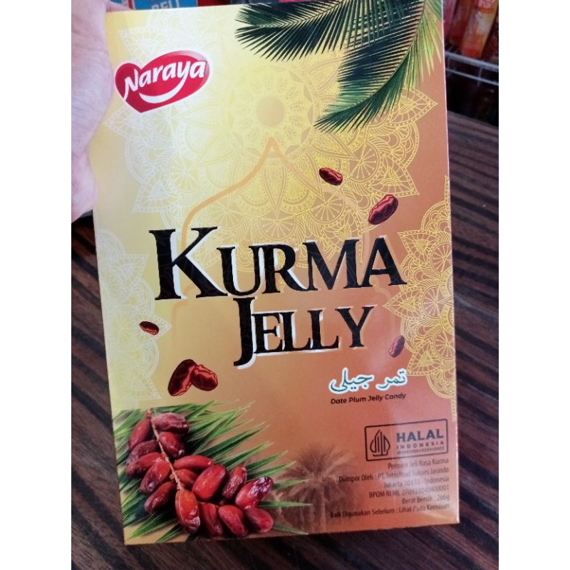 

NARAYA PERMEN JELLY RASA KURMA 266GRAM/CEMILAN PERMEN KURMA HALAL