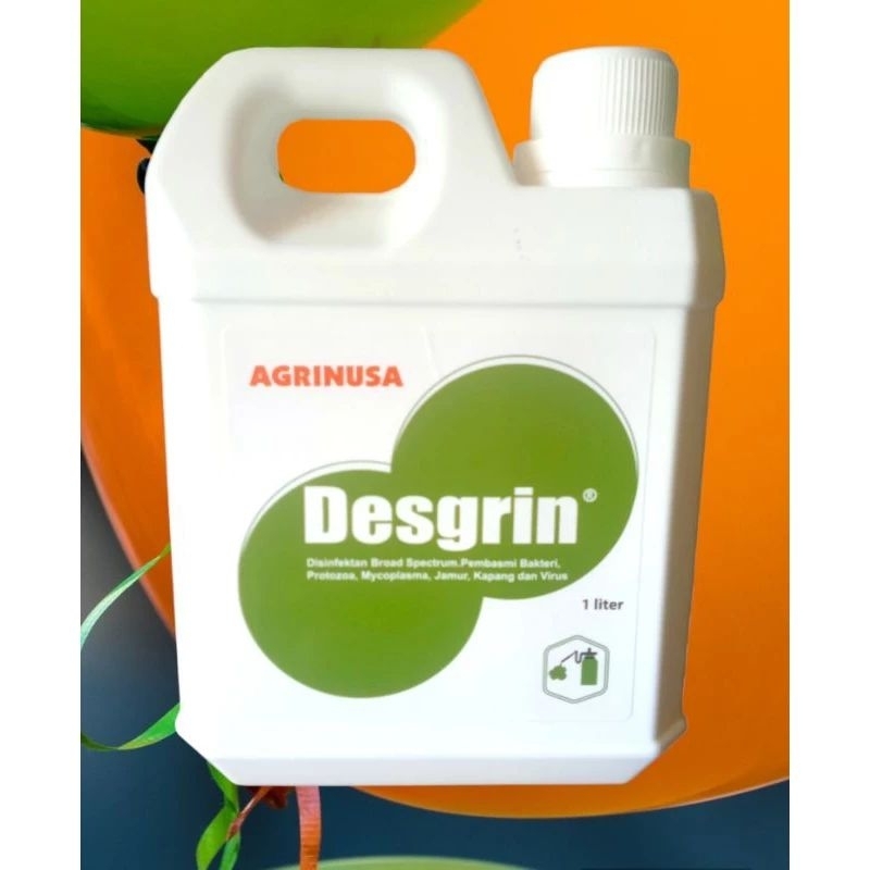 DESGRIN 1 Liter Desinfektan kandang ayam, peralatan kandang dan cuci kandang hewan ternak