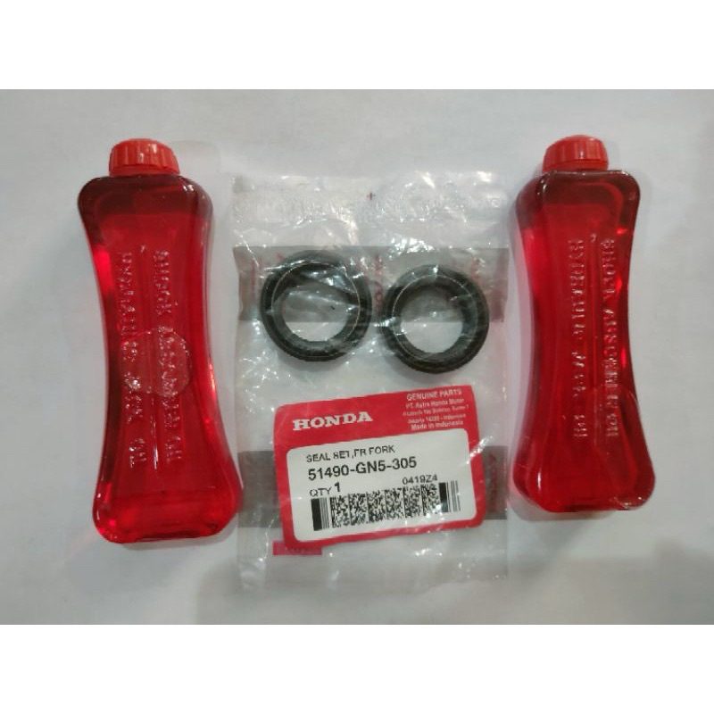 PAKET Oli shockbreaker sil seal shock sok depan beat supra vario 110 125