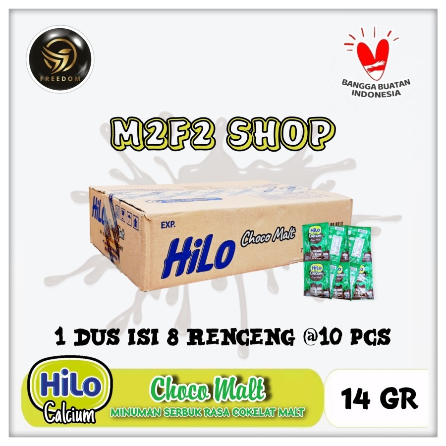 

Susu HiLo Calcium Choco Malt | Serbuk Cokelat Tinggi Kalsium Sachet - 14 gr (Kemasan Karton)
