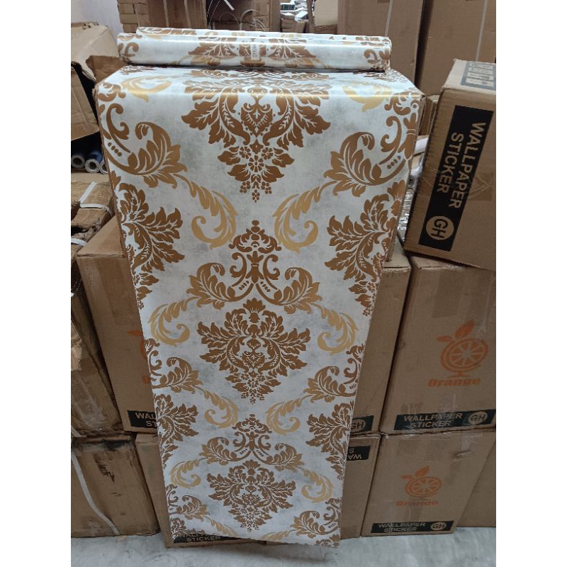 Wallpaper sticker dinding cy1264 ukuran 45cmx10m motif Batik
