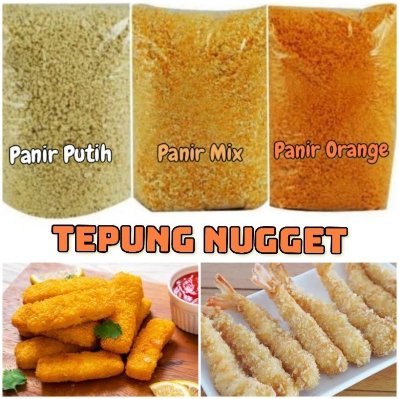 

Tepung Roti Panir Nugget Mix Putih Orange