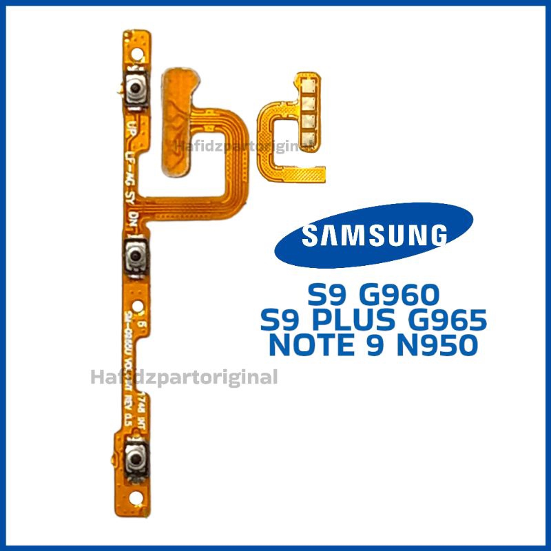 Flexibel Flexible Power On Off Volume Samsung S9 G960 / S9+ Plus G965 / Note 9 N950 Copotan Cabutan 