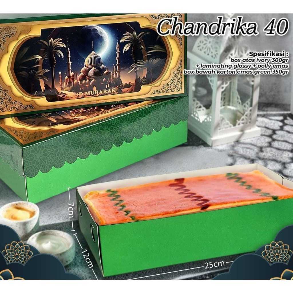 

Chandrika 40 - Box Lebaran 12x25x7cm / Kotak hampers Idul Fitri