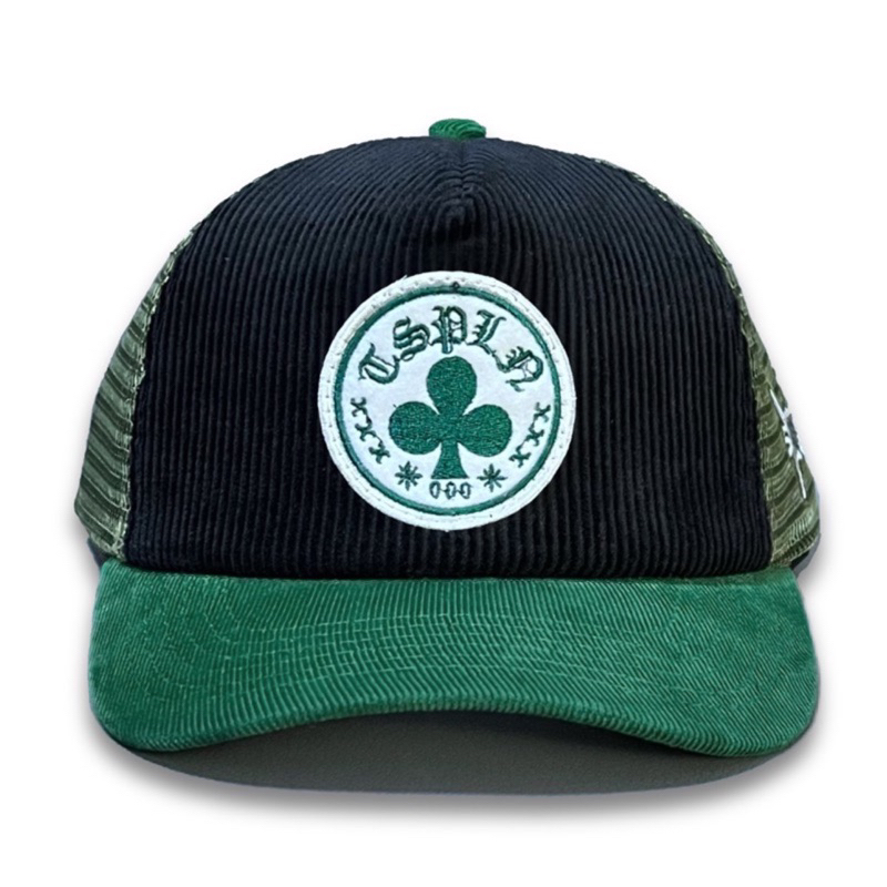 Topi Jaring Trucker Corduroy Curly Black Jotol Army Thisplan