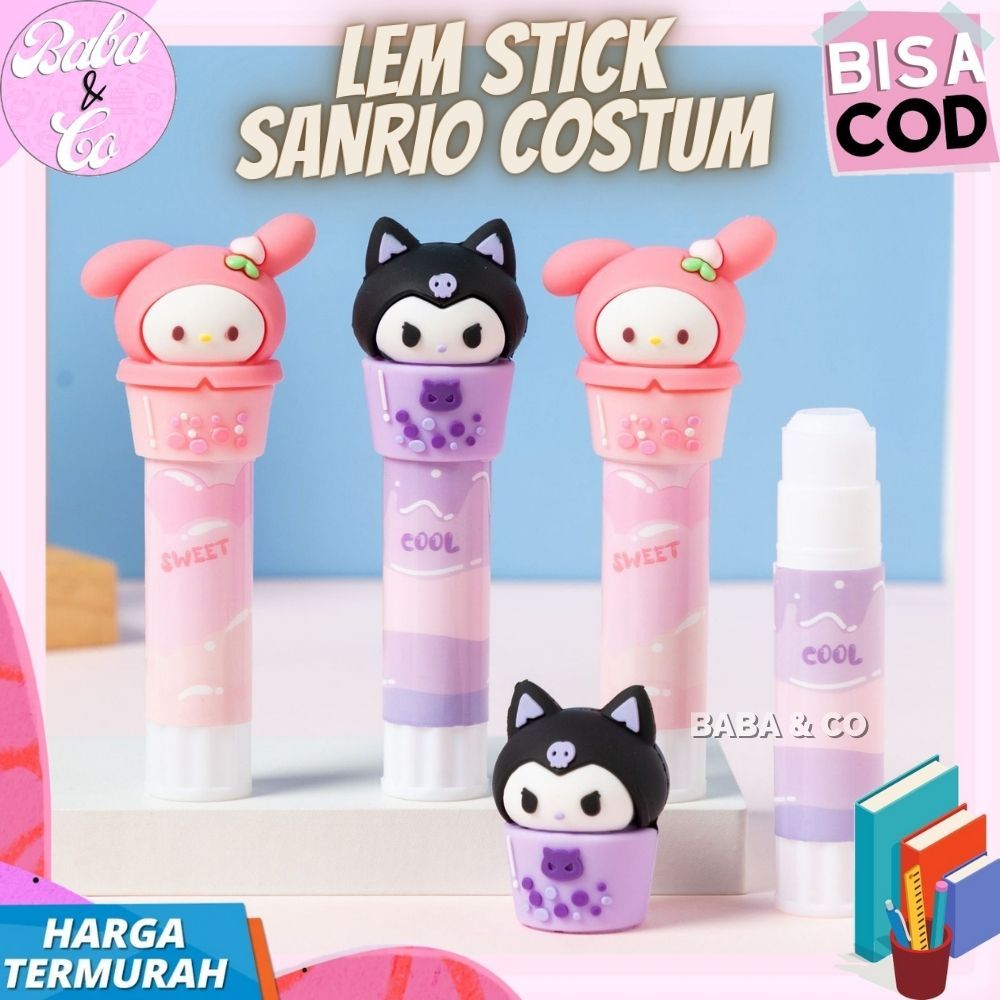 

LEM KERTAS SANRIO LEM STICK SANRIO COSTUM GLUE STICK SANRIO LUCU UNIK